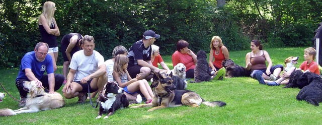 Nach den absolvierten Wettkmpfen gnn...en Vierbeinern erst einmal eine Pause.  | Foto: Ingrid Mann