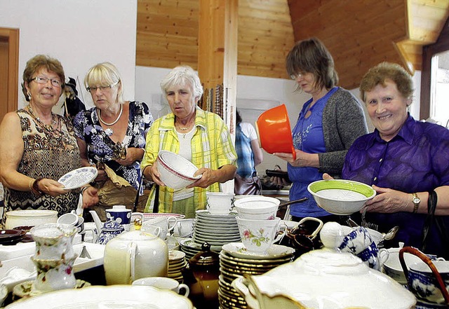 Der Flohmarkt ist Tradition beim Gemeindefest.   | Foto: heidi fssel