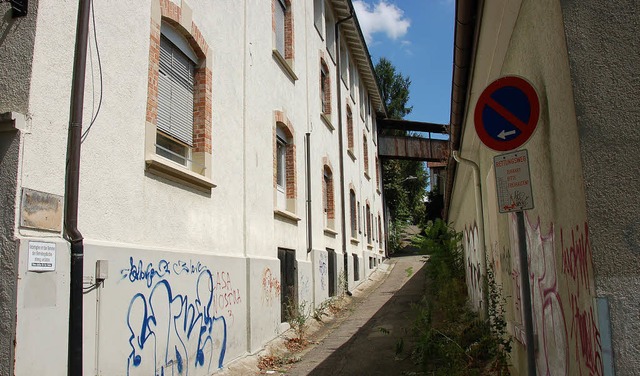 Im Gebiet Badweg sollen alte Fabrikgeb... Verkehrsanbindung jedoch noch nicht.   | Foto: Nikolaus Trenz