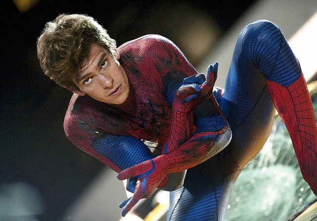 Geht als amerikanischer Teenager durch...Brite Andrew Garfield als  Spider-Man   | Foto: dapd