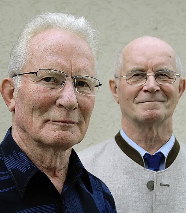 Georg Laube (links) und sein in Freibu...ender Zwillingsbruder Johannes Laube.   | Foto: Roland Vitt