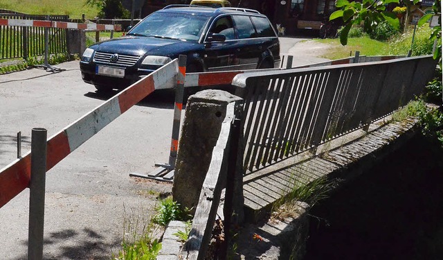 Die Schwinbachbrcke in Menzenschwand ...tzt werden, beschloss der Gemeinderat.  | Foto: Sebastian Barthmes