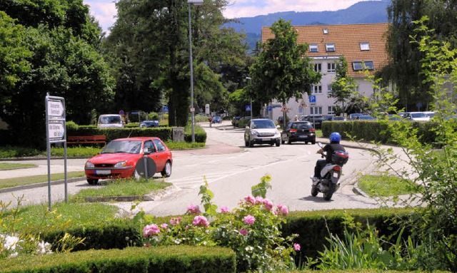 Mit einer der am dichtesten befahrenen...ae auf voller Lnge zur Tempo 30 Zone  | Foto: Markus Zimmermann, Markus Zimmermann