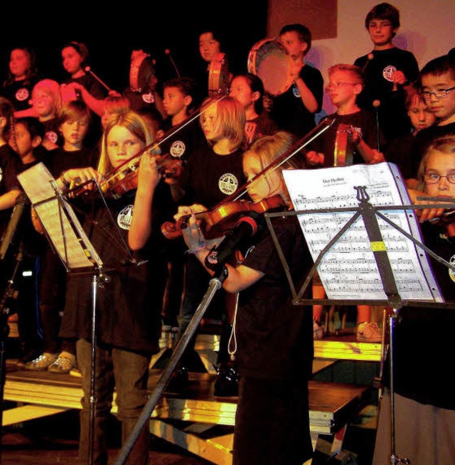 Die Schler der Karlschule  hatten Vivaldi im Programm.  | Foto: Hans Sigmund