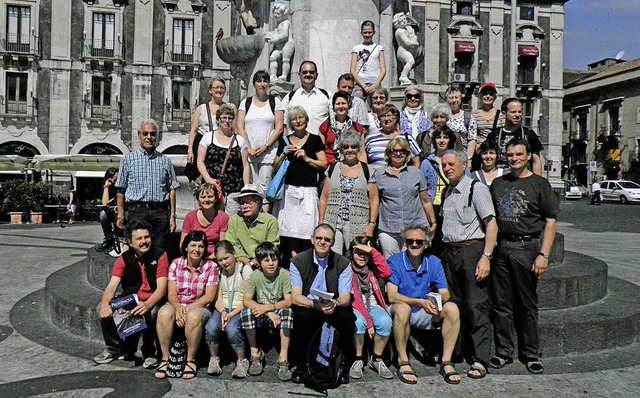 Erstmals weilte eine Pilgergruppe der ...te Dom und Grab ihrer Kirchenpatronin.  | Foto: Privat