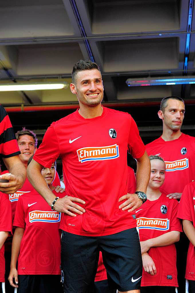 Modelqualitäten bewies Daniel Caligiuri... Modelqualitäten bewies Daniel Caligiuri...