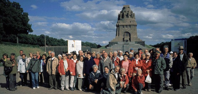 Eine groe Gruppe des Schwarzwaldvereins Kollnau-Gutach erkundete Leipzig.   | Foto: Verein