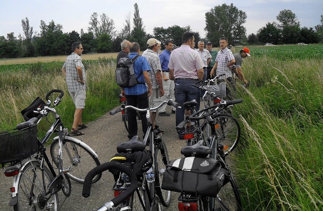 Mit dem Rad waren die Mitglieder des A...urlandschaft dieser Tage auf Infotour.  | Foto: Stadt