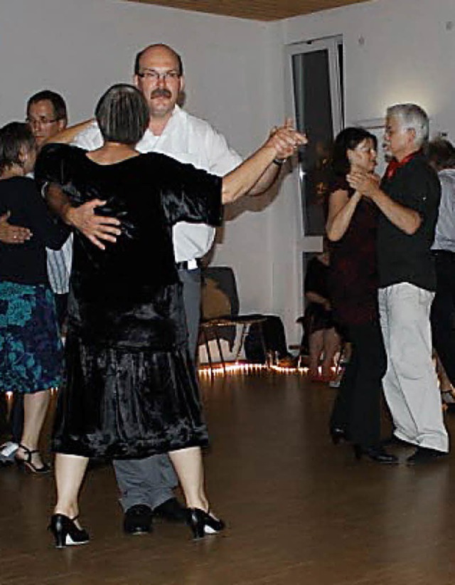 Zu einer  Milonga, einem Tango-Tanzabe...r Verein Tango-Schopfheim eingeladen.   | Foto: privat