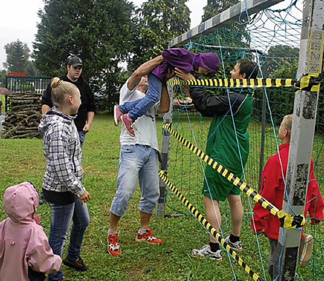 &#8222;Spiderman&#8220; hie diese Dis...eim &#8222;Spiel ohne Grenzen&#8220;.   | Foto: Jrg Schimanski