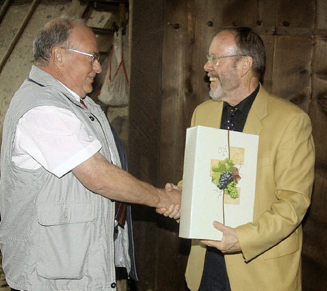 Brgermeisterstellvertreter Wolfgang D... Engagement der vergangenen 25 Jahre.   | Foto: Heiner Fabry