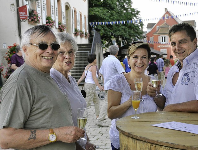 Trockene Momente und  gute Laune beim Mllheimer Stadtfest    | Foto: Mnch