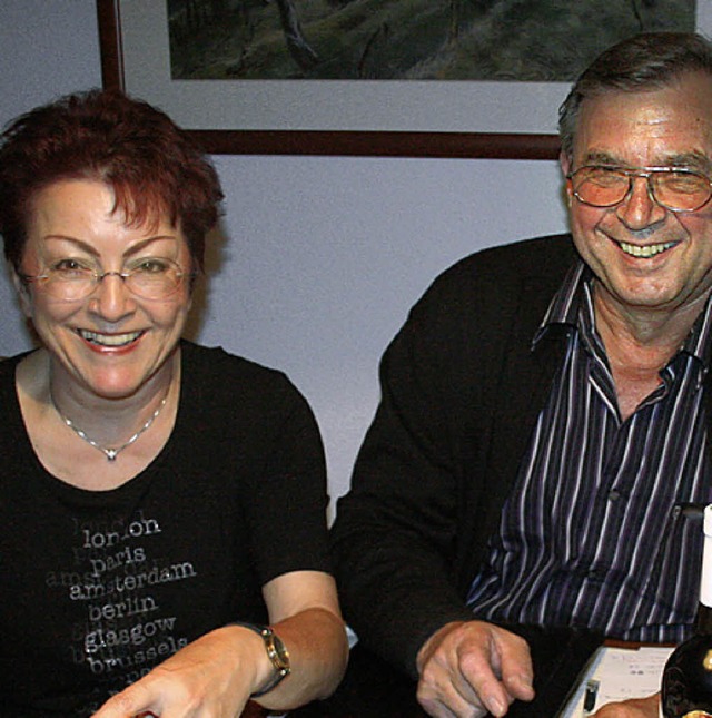 Jutta und Roland Fricker sind der Motor der Stdtepartnerschaften von Wehr.  | Foto: archivfoto: Ramsteck