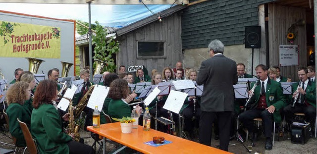 Auch der Musikverein Eschbach sorgte f...tenkapelle Hofsgrund auf dem Stohren.   | Foto: Barbara Odrich-Rees