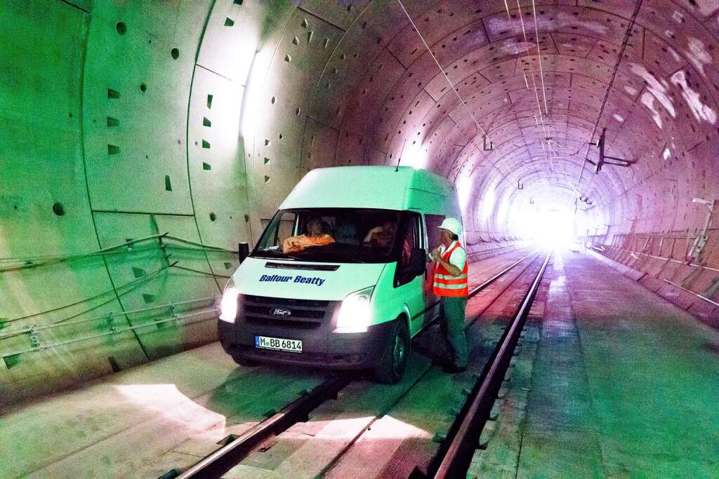 Im Dezember 2012 sollen hier Zge rollen: Der Katzenbergtunnel und die dazugehrige Strecke zwischen Bad Bellingen und Efringen-Kirchen.