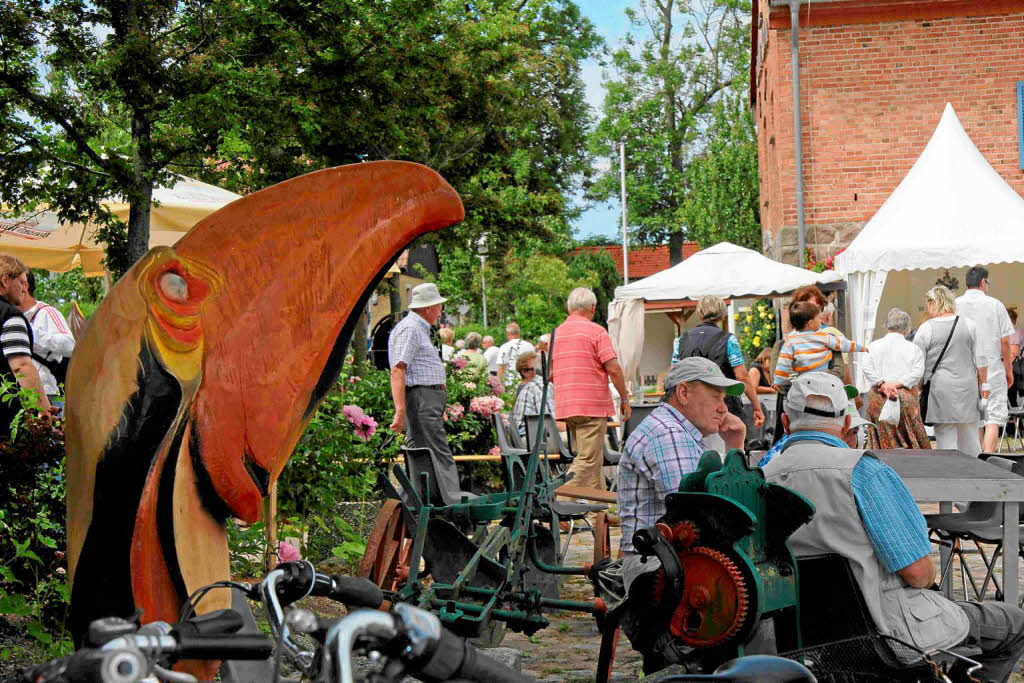 Impressionen vom Regionalmarkt auf Rgen, bei dem sich der Kaiserstuhl prsentierte.