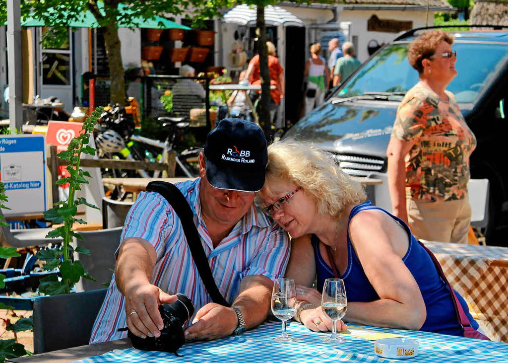 Impressionen vom Regionalmarkt auf Rgen, bei dem sich der Kaiserstuhl prsentierte.