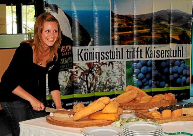 &#8222;Knigstuhl trifft Kaiserstuhl&#...almarkt auf dem Rgenhof in Putgarten.  | Foto: Herbert Trogus