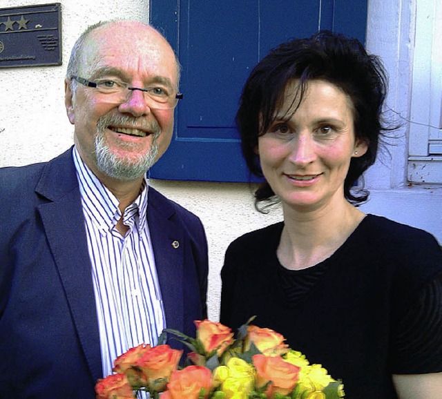 Tonio Palick und seine Vorgngerin  Susanne Schneider   | Foto: Privat