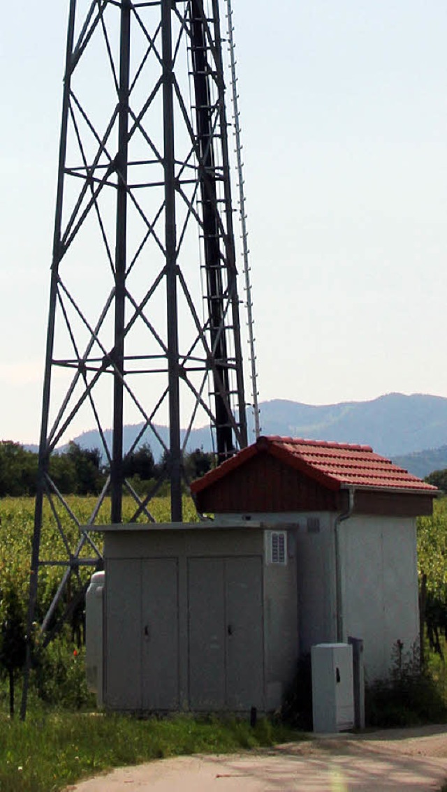 Kritik gab es im technischen Ausschuss...ners beim Mobilfunkturm am Schilzberg.  | Foto: Sabine Model