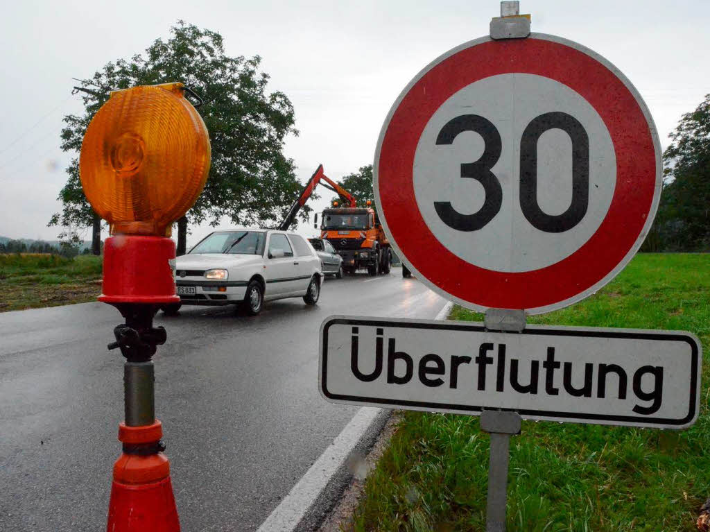 Viel Arbeit nach dem Unwetter.