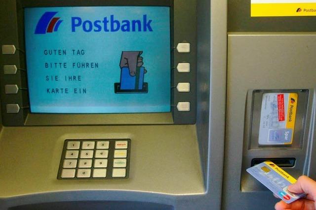 Postbank-Geldautomaten: Leitungsproblem legt Gerte lahm
