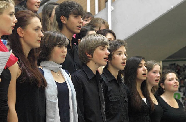 Schwungvoll und prgnant agierte der Gospelchor  | Foto: Karin Stckl-Steinebrunner