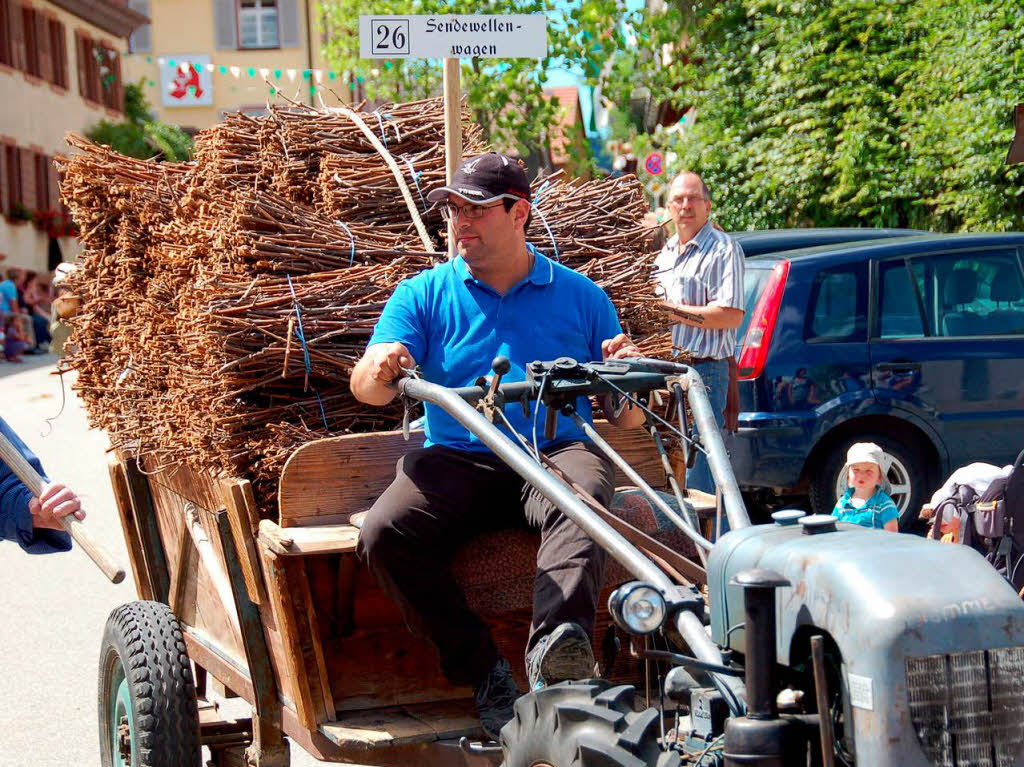 Alter Zweirad-Hako mit  „Holzwelle“ aus Kenzingen