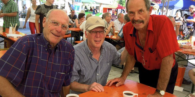 In Rheinfelden gefllt es ihm (von lin...er) und seinem Freund Alois Stcklin.   | Foto: Jutta Rogge