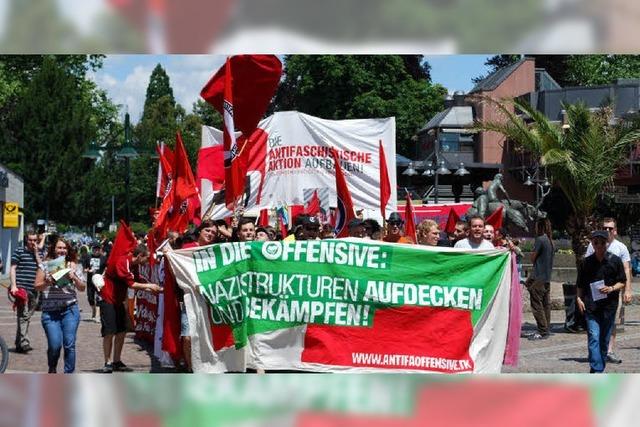 Friedliche Demo gegen Rechts