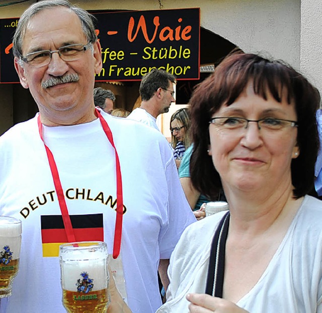 Knnen&#8217;s  bald ruhiger angehen l... aufgeschnappt  beim jngsten Dorffest  | Foto: Norbert Sedlak