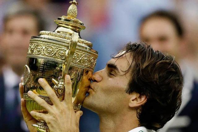 Federer gewinnt Wimbledon zum siebten Mal