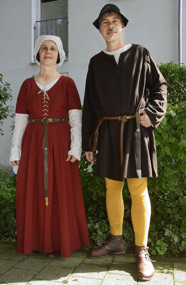 Barbara und Thomas Kern, die immer wie... Kleidungsstilen &#8211; beschftigt.   | Foto: Fotos: Sylvia Timm