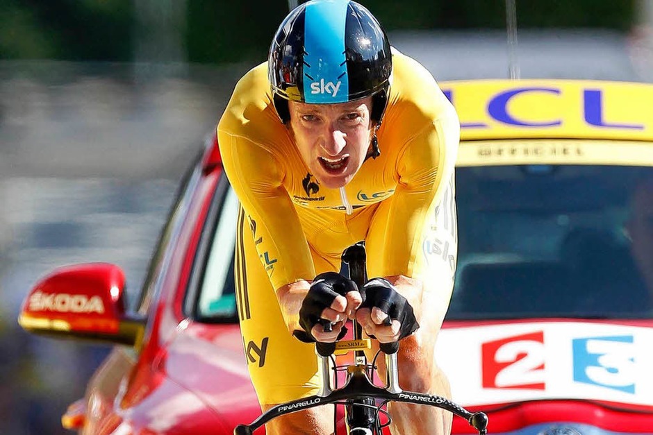 Bradley Wiggins gewinnt das Zeitfahren (Foto: dpa) Bradley Wiggins gewinnt das Zeitfahren (Foto: dpa)