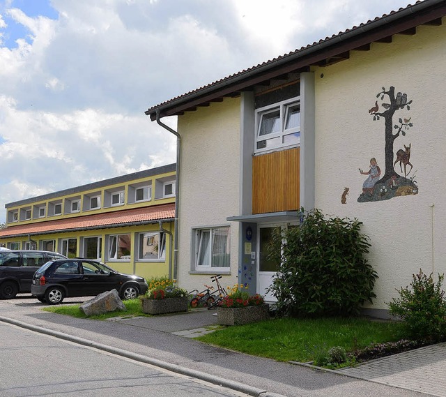 Neben der Kindergarten Wunderfitz soll... fr die Kleinkindbetreuung entstehen.  | Foto: Martin Wunderle