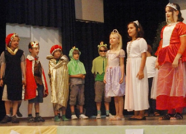 Mrchenhaftes Theaterprojekt: Dornrsc...Version lebte von den Ideen der Kinder  | Foto: Privat