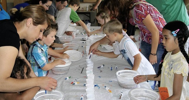 Kreativ werden und Neues ausprobieren ...nder beim Sommerfest der Rheinschule.   | Foto: Mller