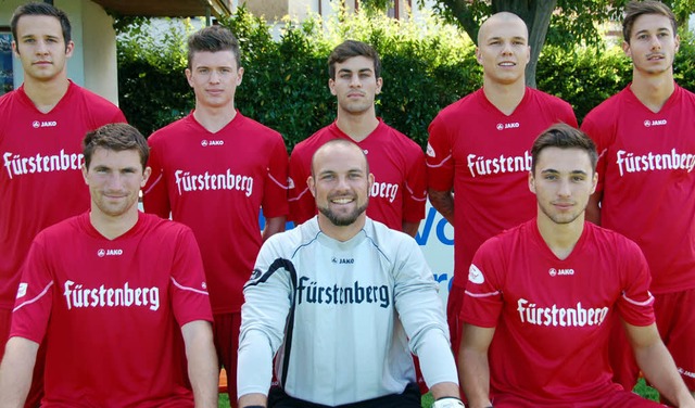Die Neu-Bahlinger (von links, hinten):...ener (20, Mittelfeld, FC Denzlingen).   | Foto: Pfr