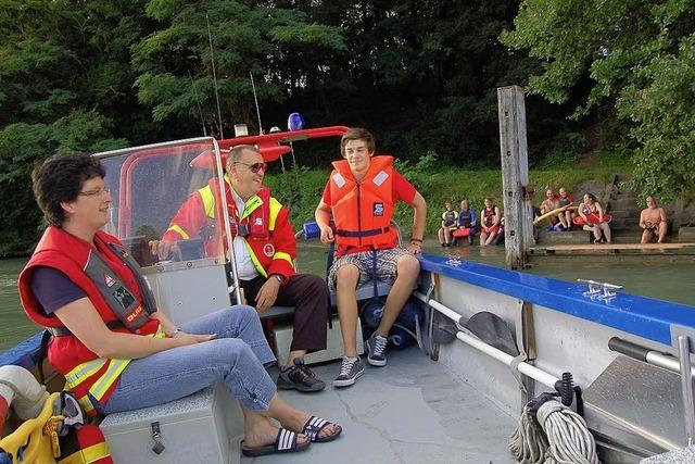 Erstes Rheinschwimmen luft super