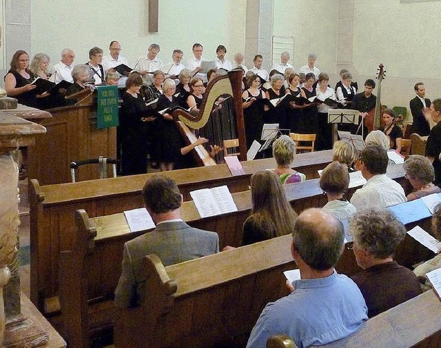 Jubilumskonzert in der evangelischen Stadtkirche  | Foto: Stephanie Franz