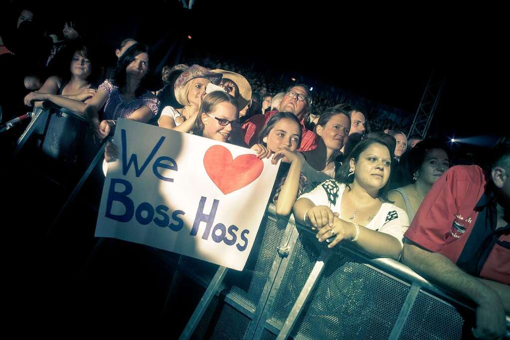 The Boss Hoss auf dem Zelt-Musik-Festival in Freiburgs Westen.