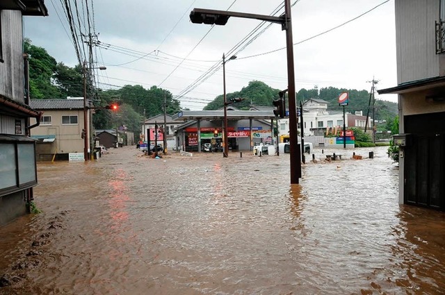 Die Bad Krozinger Partnerstadt Taketa stand in Teilen unter Wasser.  | Foto: privat