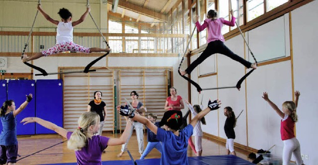 Luftakrobatik ist  nur ein  Bestandteil  aus dem Programm des Cirque Soleil.   | Foto: Sabine Model