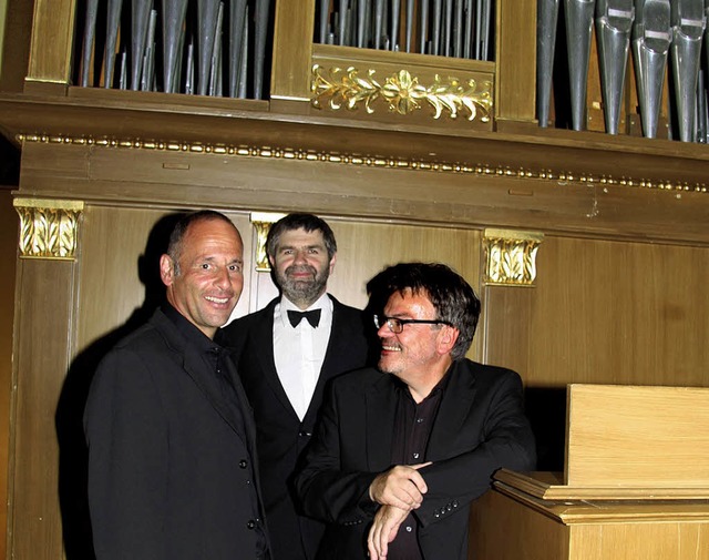 Groen Anteil an der Orgelsanierung ha...rstndige des Ordinariats Georg Koch.   | Foto: herbert trogus