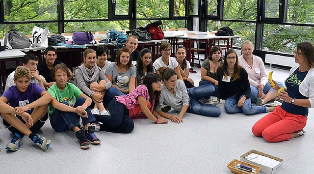 Deutsch lernen kann  ein Erlebnis sein...mit Besuchern aus den Partnerstdten.   | Foto: M. Weber-Kroker