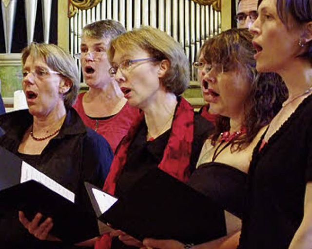 Der Temporalchor in der Rttler Kirche.   | Foto: Martina David-Wenk