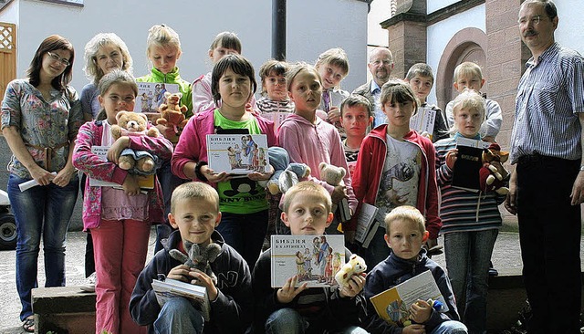 15 Kinder aus Weirussland verbrachten...r  evangelischen Kirchengemeinde teil.  | Foto: Elisabeth Jakob-Klblin