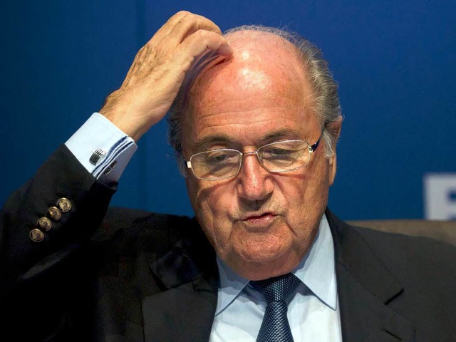 Fifa-Chef Joseph Blatter &#8211; und der  Schatten der Vergangenheit  | Foto: dapd