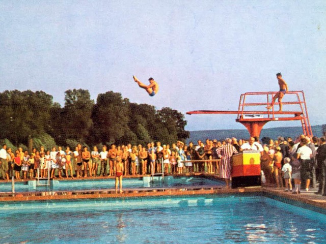 Im Juli 1962 wurde das Kaiserstuhlbad ...rfeier Ihringens offiziell eingeweiht.  | Foto: privat