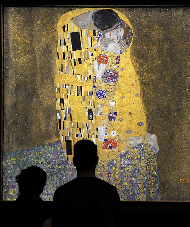Zieht Ausstellungsbesucher nach Wien: Gustav  Klimts &#8222;Der Kuss&#8220;   | Foto: dpa